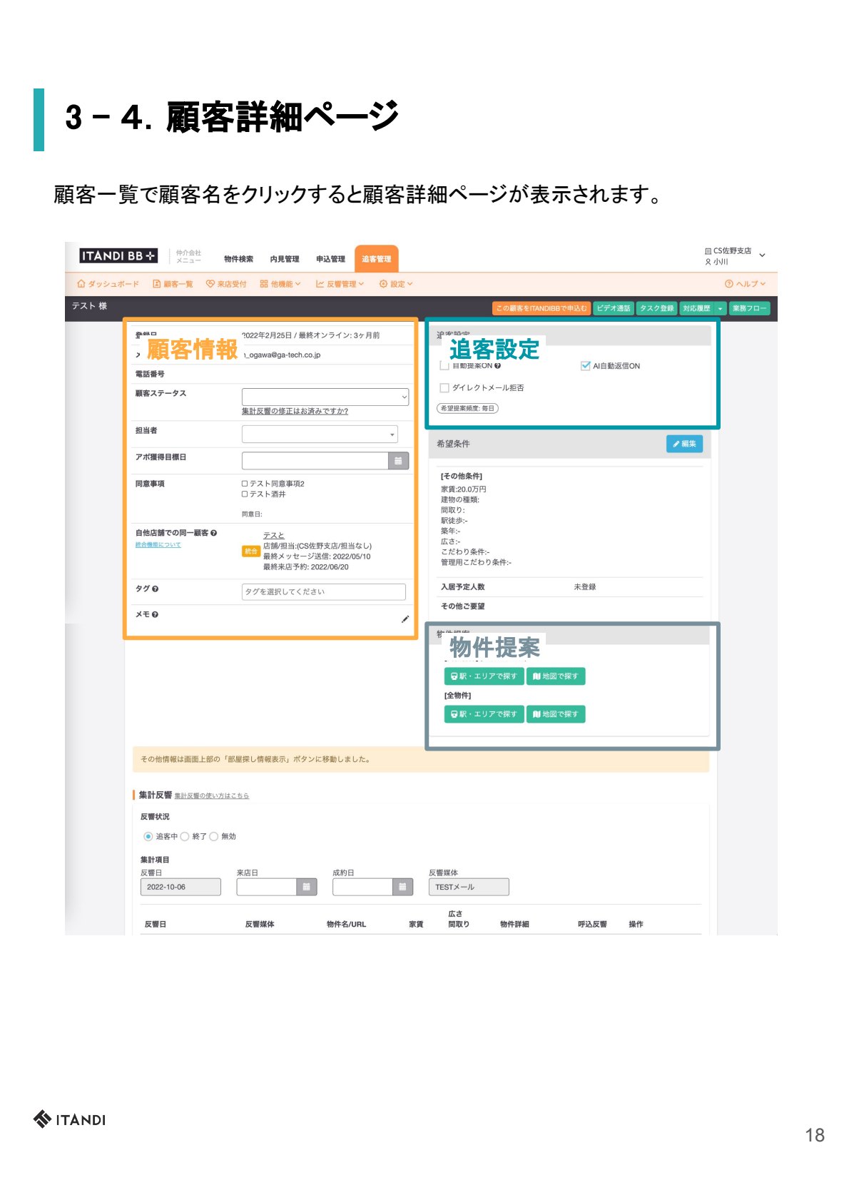 顧客詳細ページ P18